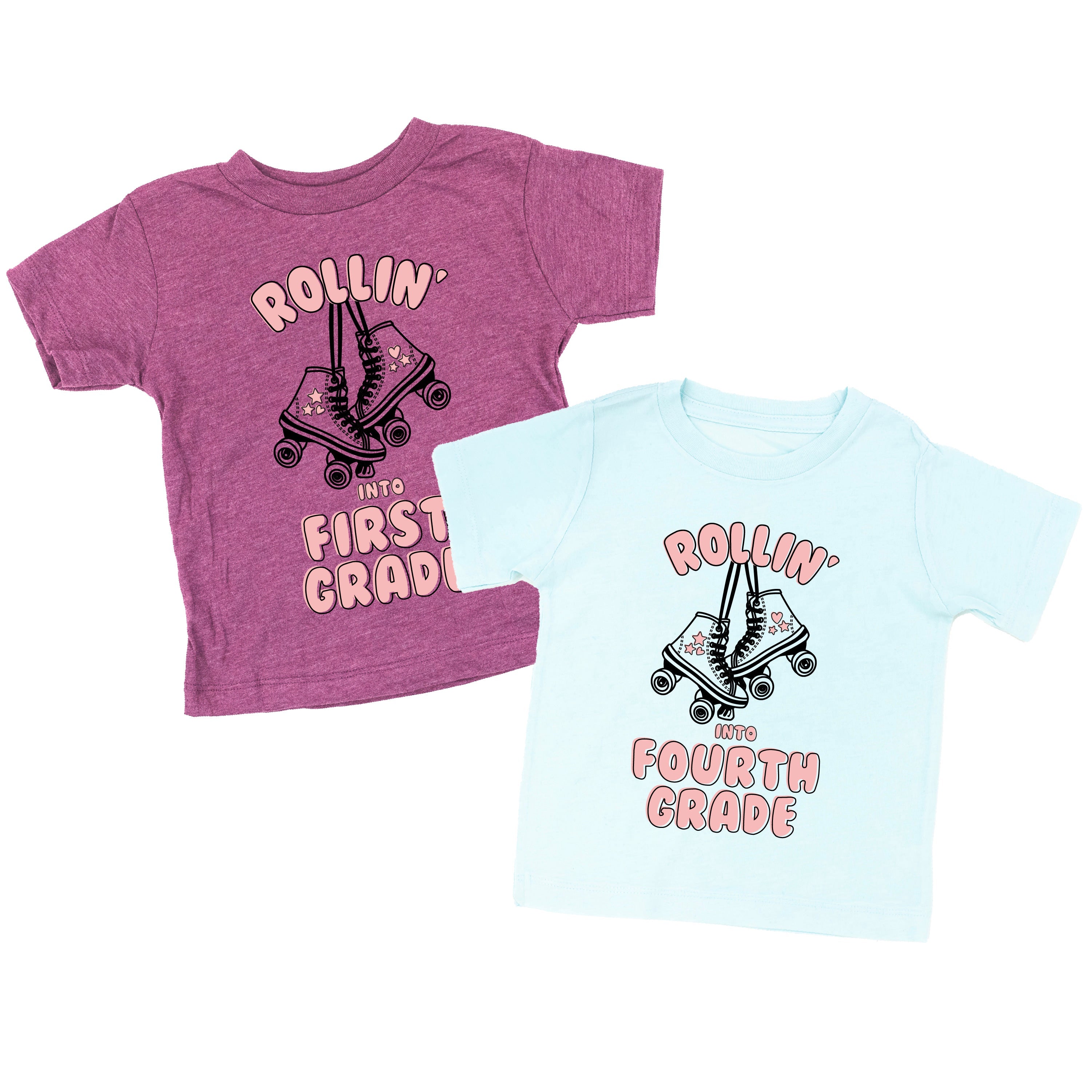 Rollerskates - Rollin' Into (Choose Your Grade) - Child Tee Little Mama Shirt Shop