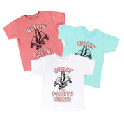 Rollerskates - Rollin' Into (Choose Your Grade) - Child Tee Little Mama Shirt Shop