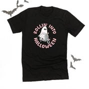 Rollin' Into Halloween - Unisex Tee Little Mama Shirt Shop
