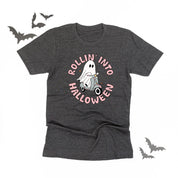 Rollin' Into Halloween - Unisex Tee Little Mama Shirt Shop