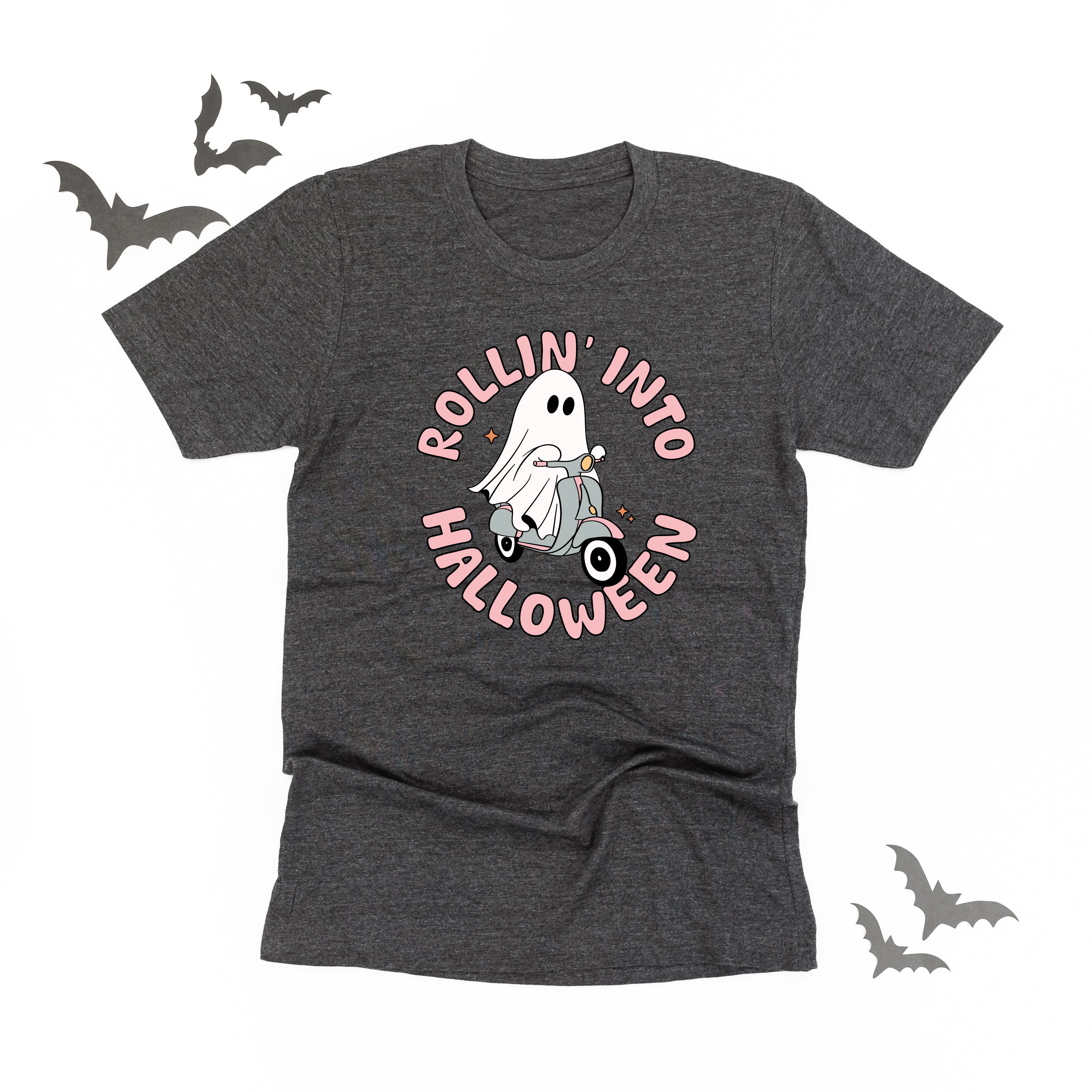 Rollin' Into Halloween - Unisex Tee Little Mama Shirt Shop