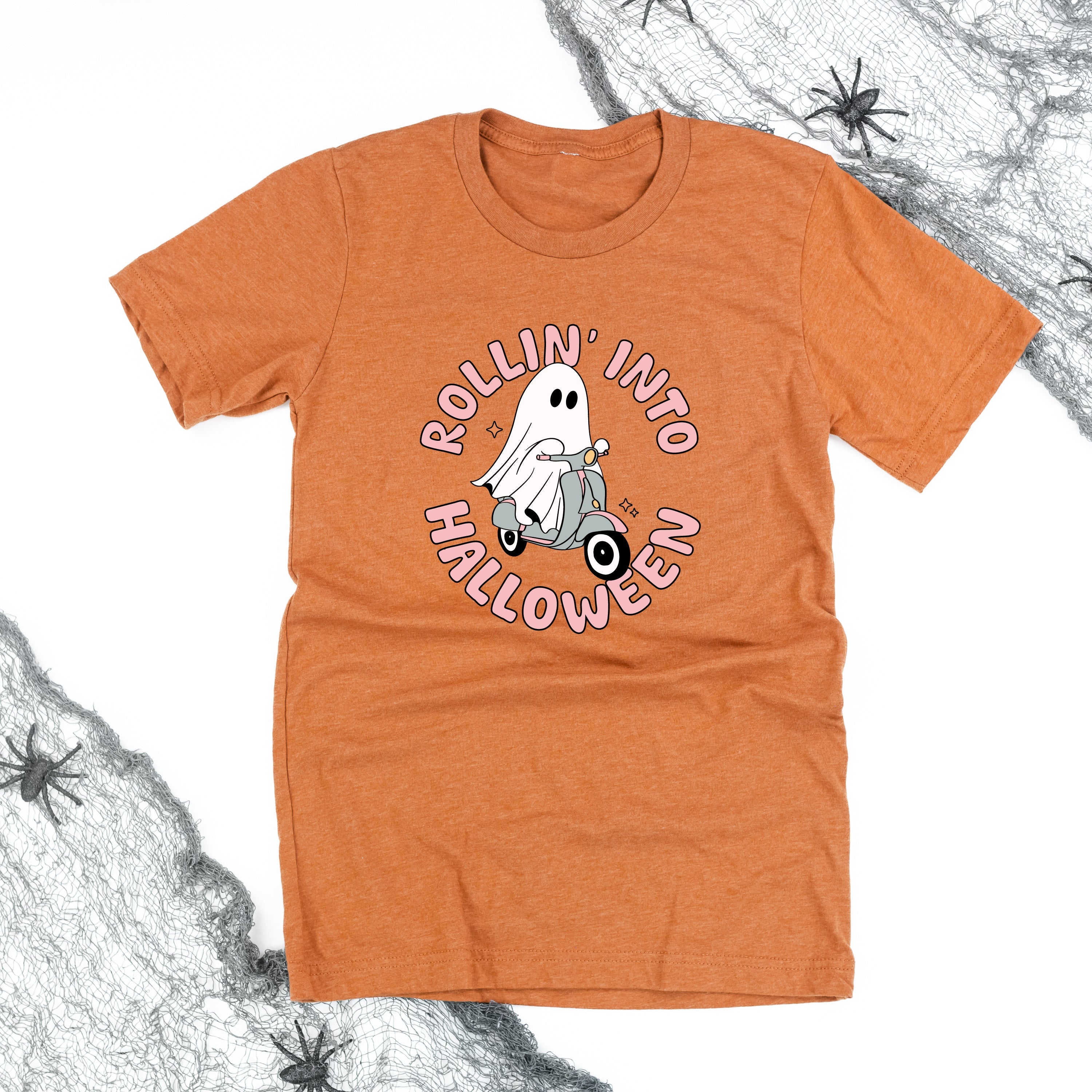 Rollin' Into Halloween - Unisex Tee Little Mama Shirt Shop