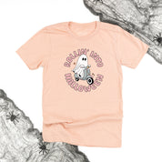 Rollin' Into Halloween - Unisex Tee Little Mama Shirt Shop