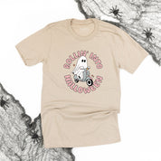 Rollin' Into Halloween - Unisex Tee Little Mama Shirt Shop