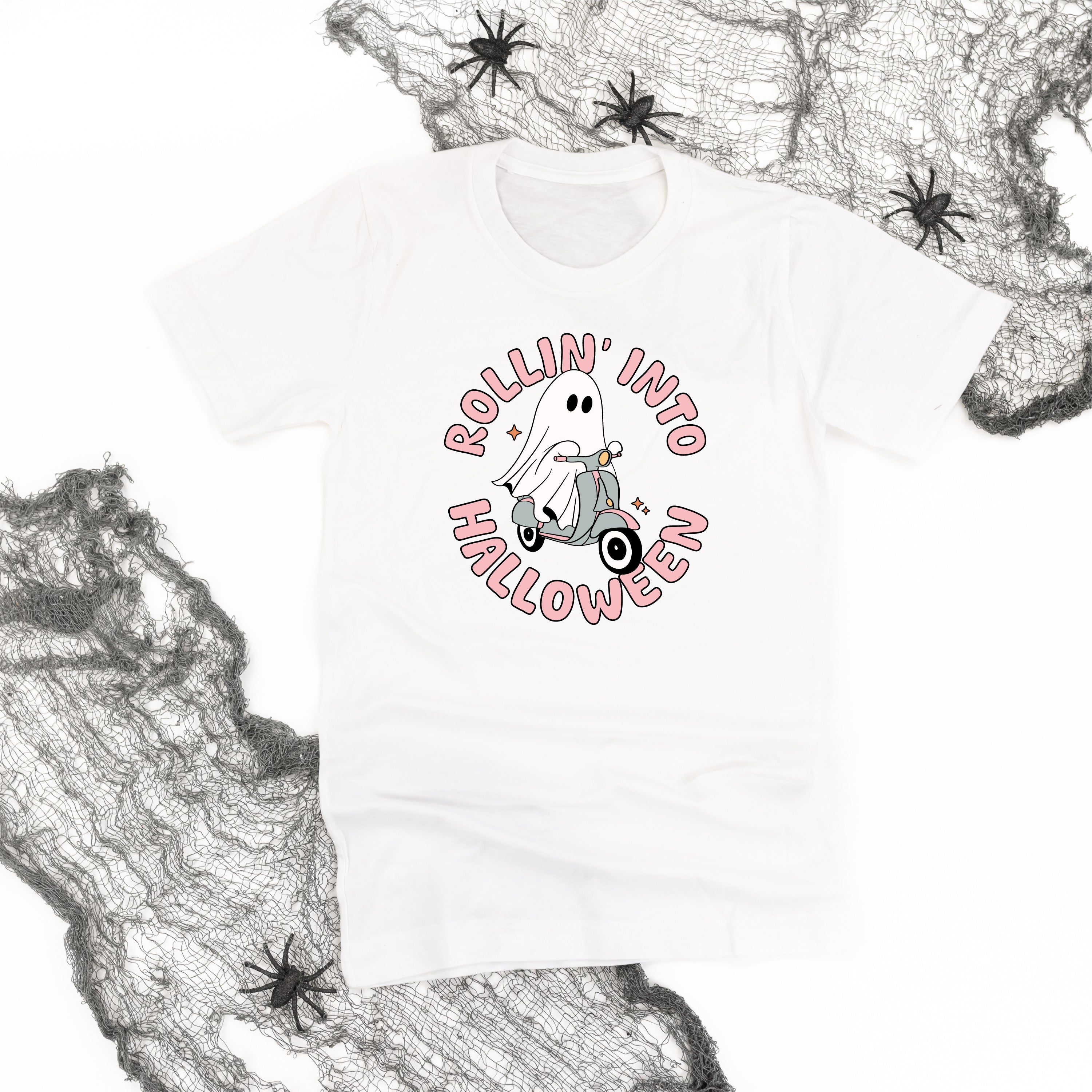 Rollin' Into Halloween - Unisex Tee Little Mama Shirt Shop
