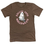 Rollin' Into Halloween - Unisex Tee Little Mama Shirt Shop