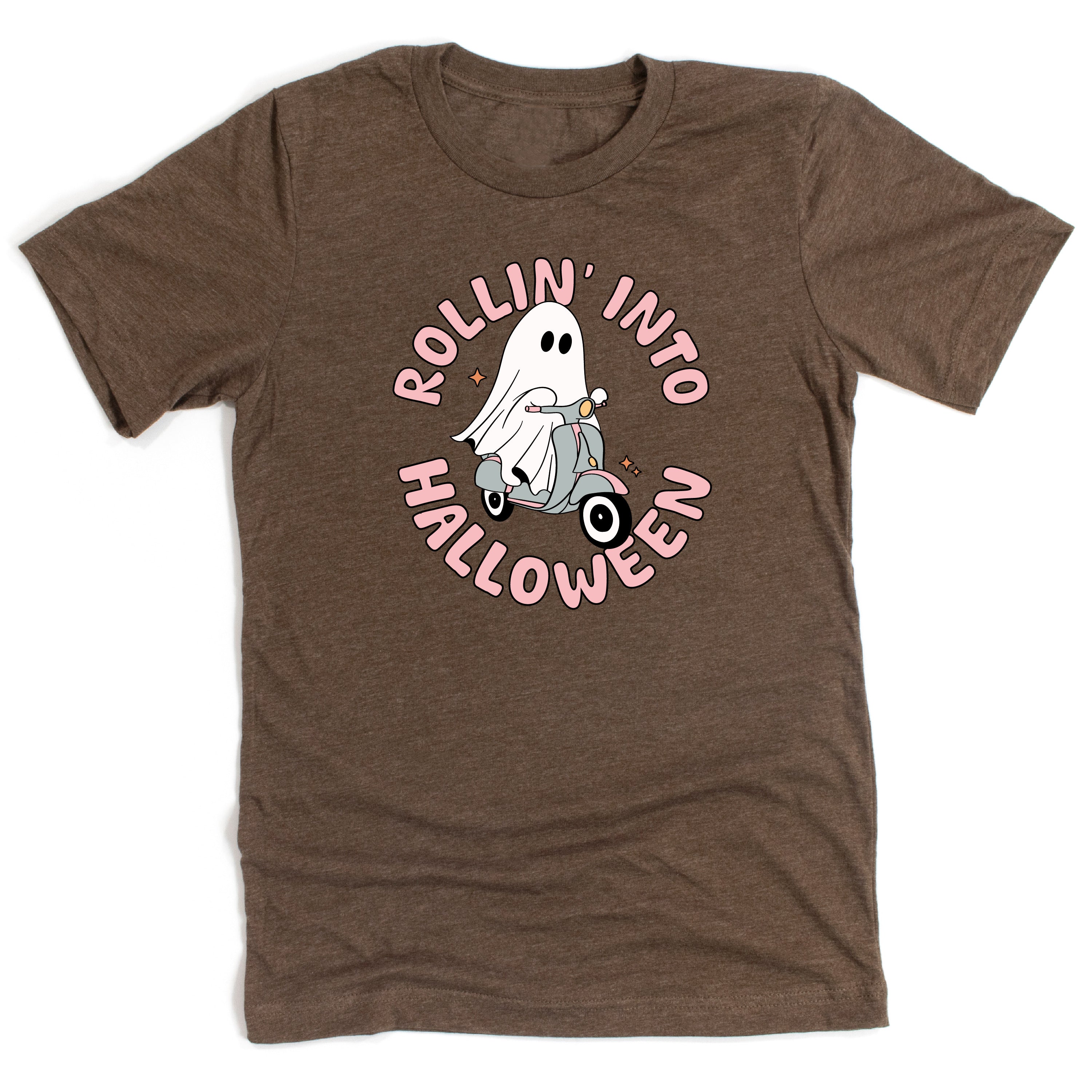 Rollin' Into Halloween - Unisex Tee Little Mama Shirt Shop