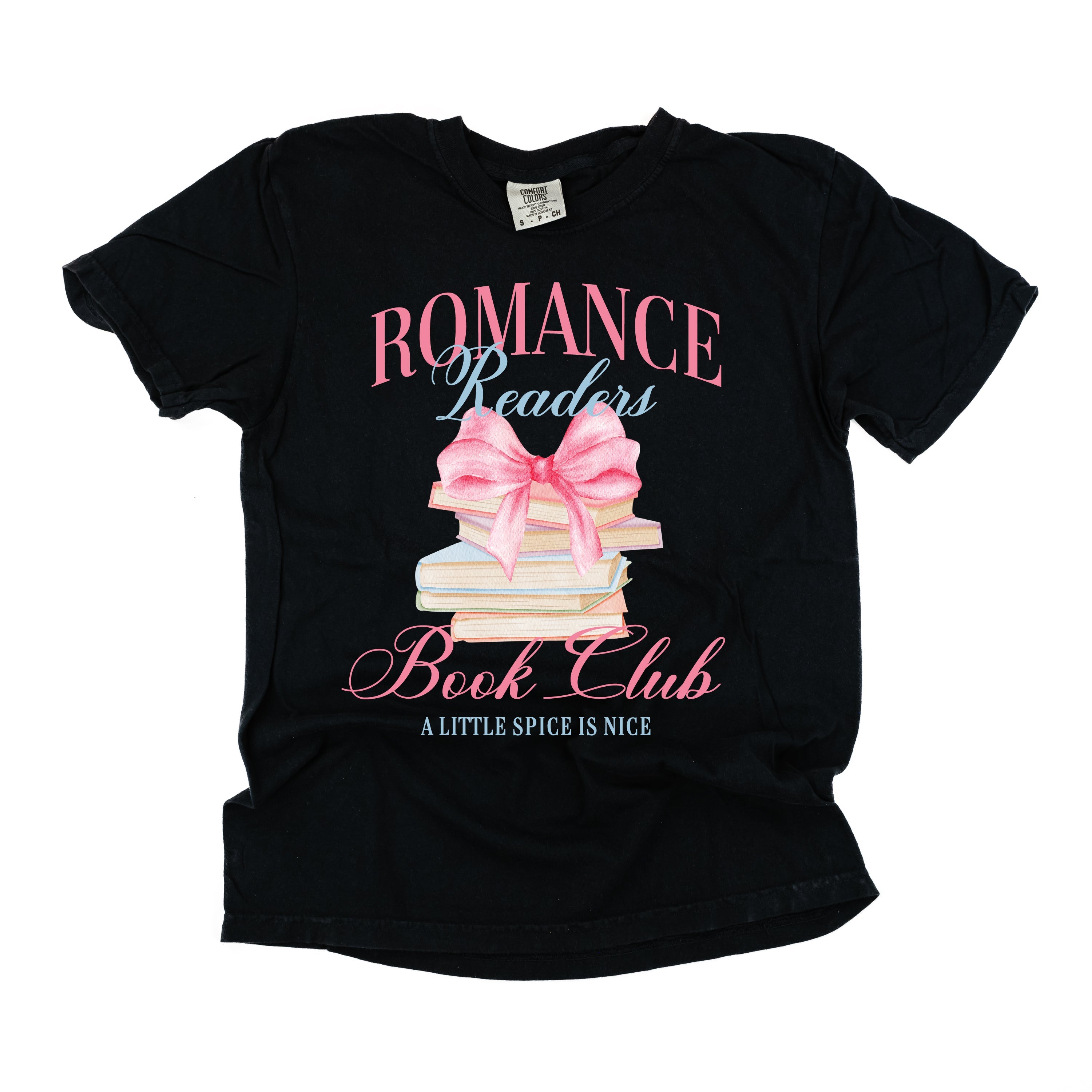Romance Readers Book Club (Girl's Girl Version) - Comfort Colors Tee Little Mama Shirt Shop