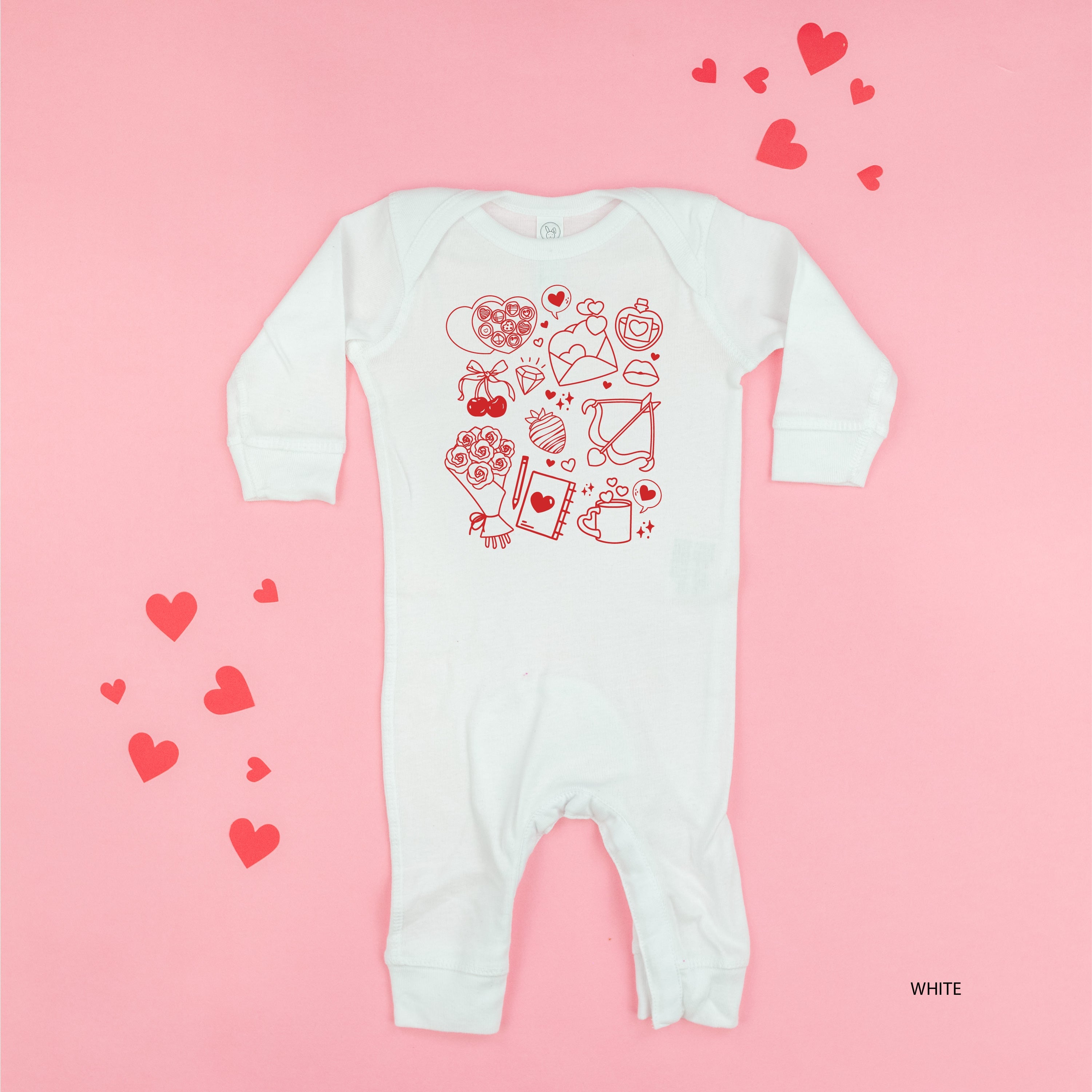 Romantic Collage - Baby Sleeper Little Mama Shirt Shop