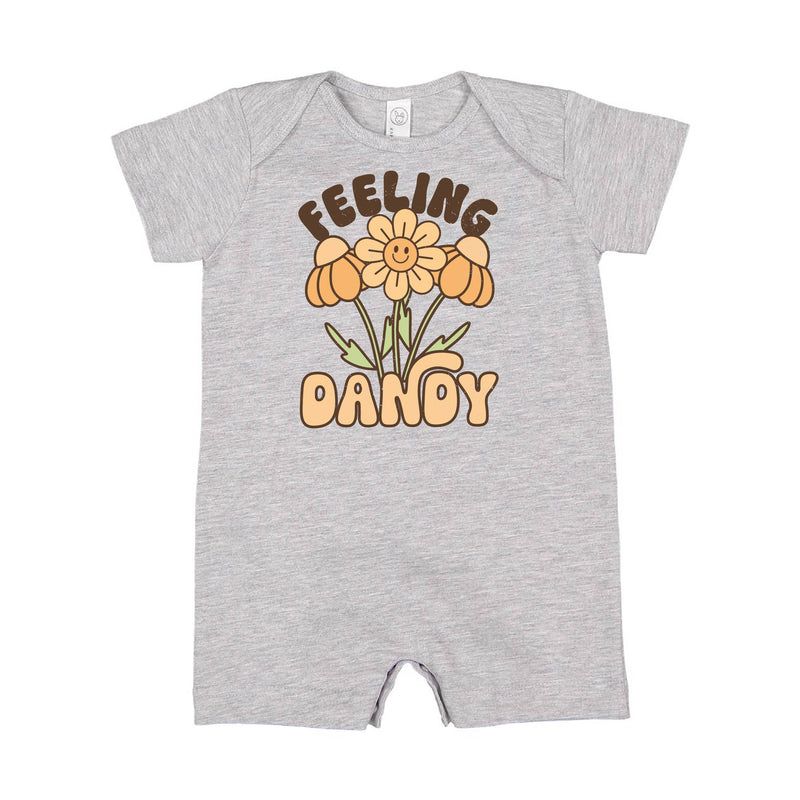 Feeling Dandy - Short Sleeve / Shorts - One Piece Baby Romper