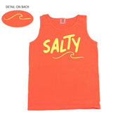 Salty w/ Wave (f&bd) - Comfort Colors TANK Little Mama Shirt Shop LLC