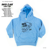 Santa Claus World Tour (f&b) - Child HOODIE Little Mama Shirt Shop LLC
