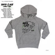 Santa Claus World Tour (f&b) - Child HOODIE Little Mama Shirt Shop LLC