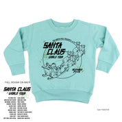 Santa Claus World Tour (f&b) - Child Sweater Little Mama Shirt Shop