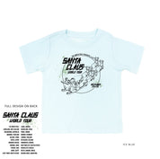 Santa Claus World Tour (f&b) - Child Tee Little Mama Shirt Shop