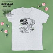 Santa Claus World Tour (f&b) - Child Tee Little Mama Shirt Shop