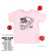 Santa Claus World Tour (f&b) - Child Tee Little Mama Shirt Shop