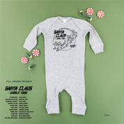 Santa Claus World Tour (f&b) - Baby Sleeper Little Mama Shirt Shop