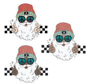 Groovy Santa - LONG SLEEVE Comfort Colors Tee Little Mama Shirt Shop