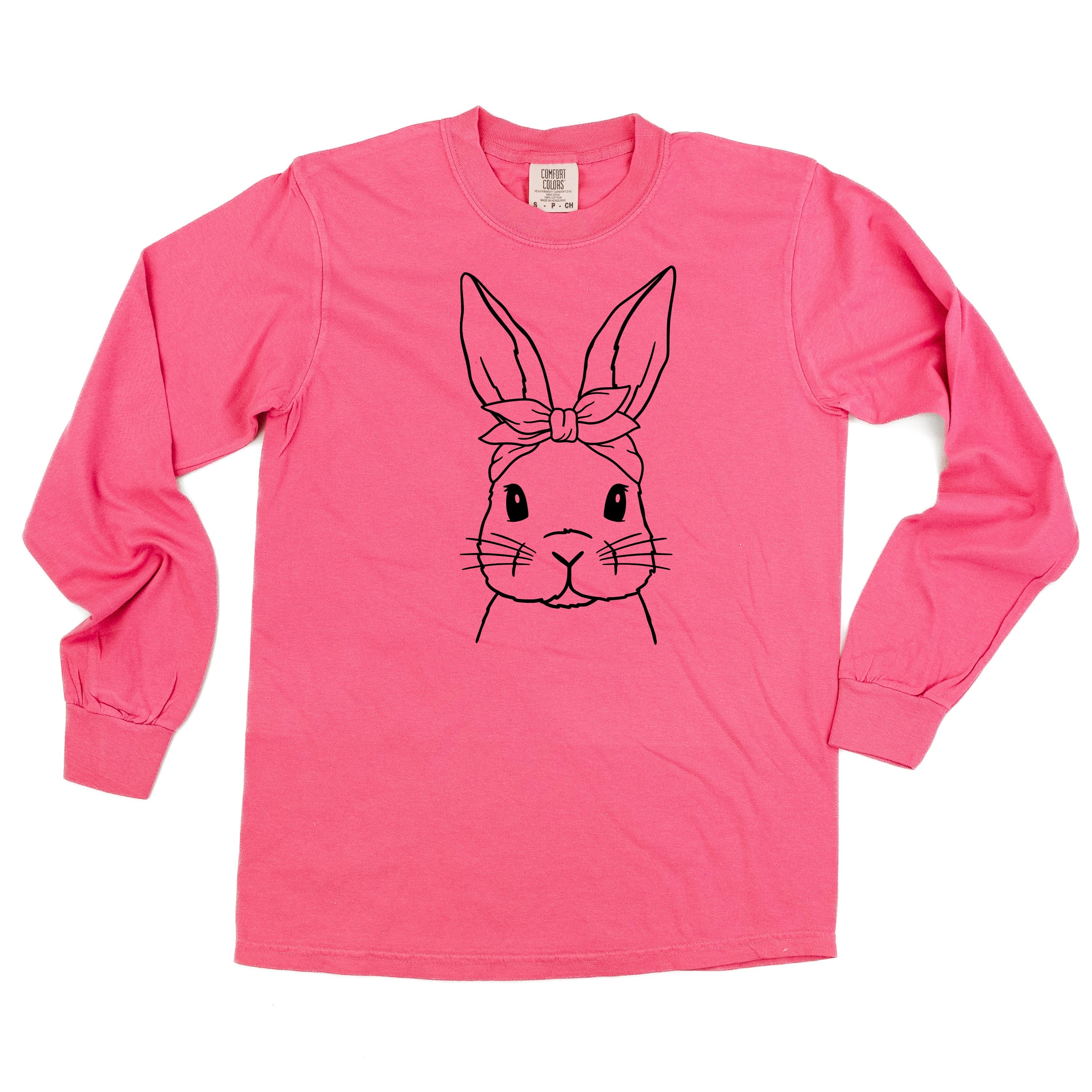 Sassy Bunny - LONG SLEEVE Comfort Colors Tee Little Mama Shirt Shop