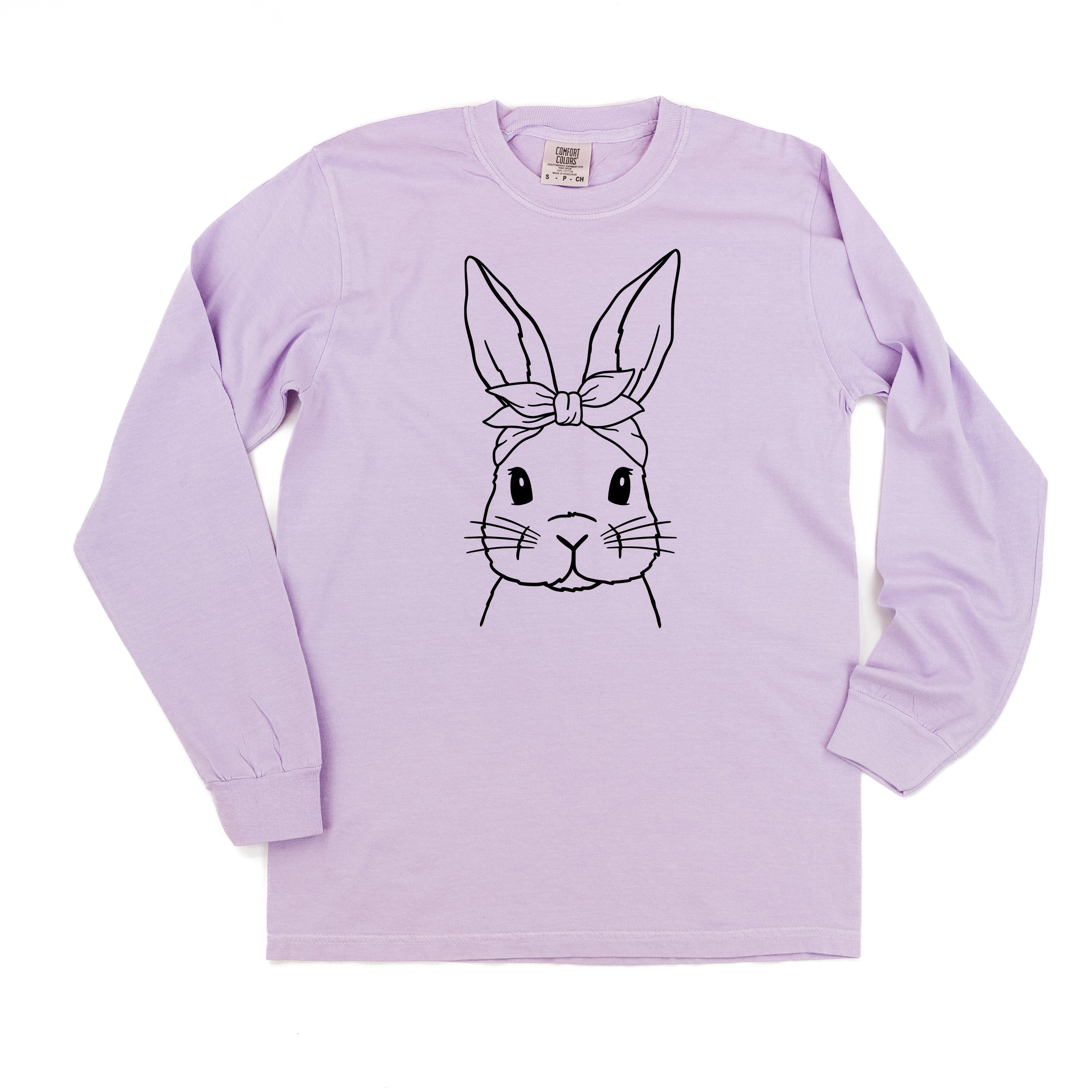Sassy Bunny - LONG SLEEVE Comfort Colors Tee Little Mama Shirt Shop
