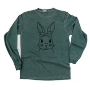 Sassy Bunny - LONG SLEEVE Comfort Colors Tee Little Mama Shirt Shop