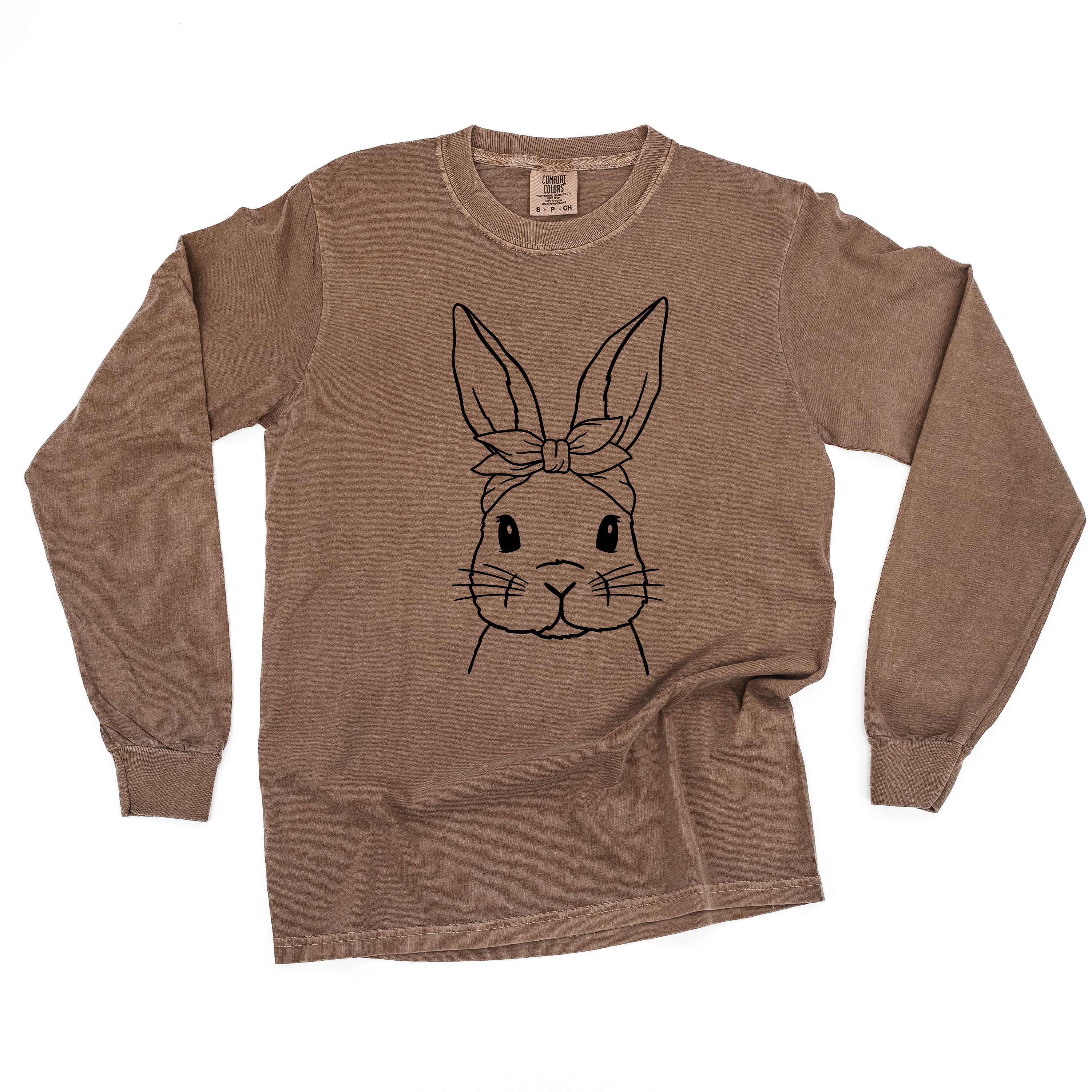 Sassy Bunny - LONG SLEEVE Comfort Colors Tee Little Mama Shirt Shop