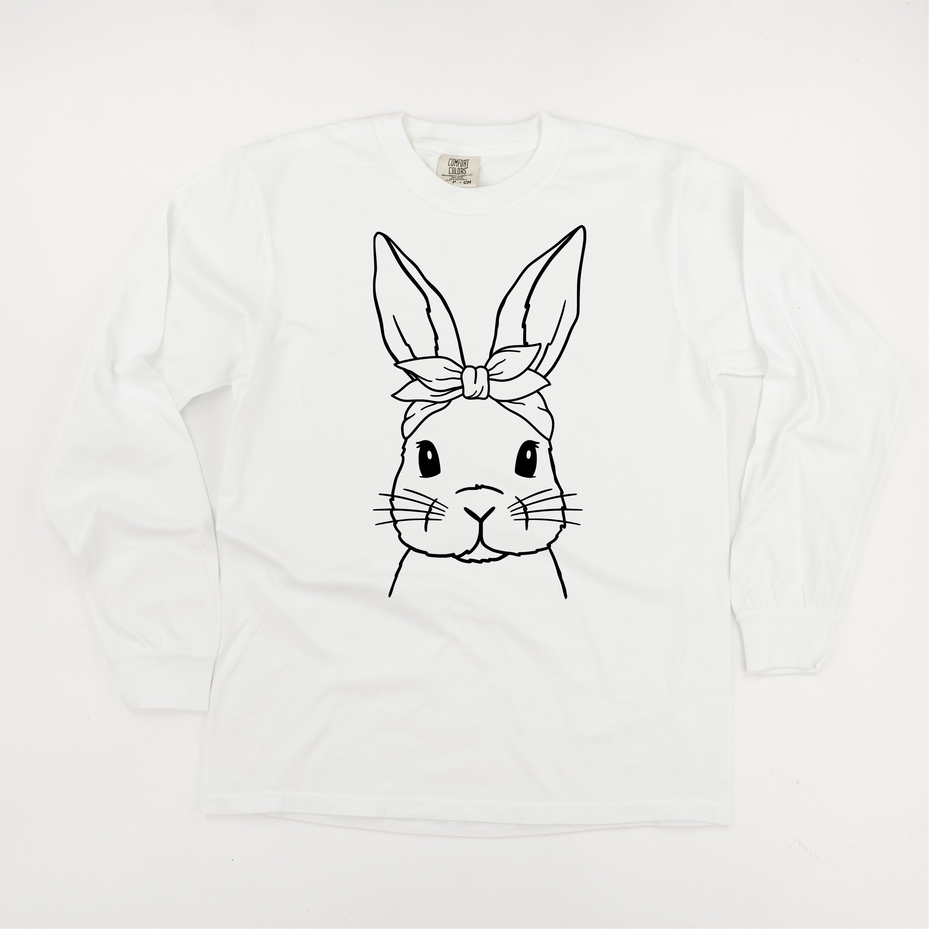 Sassy Bunny - LONG SLEEVE Comfort Colors Tee Little Mama Shirt Shop