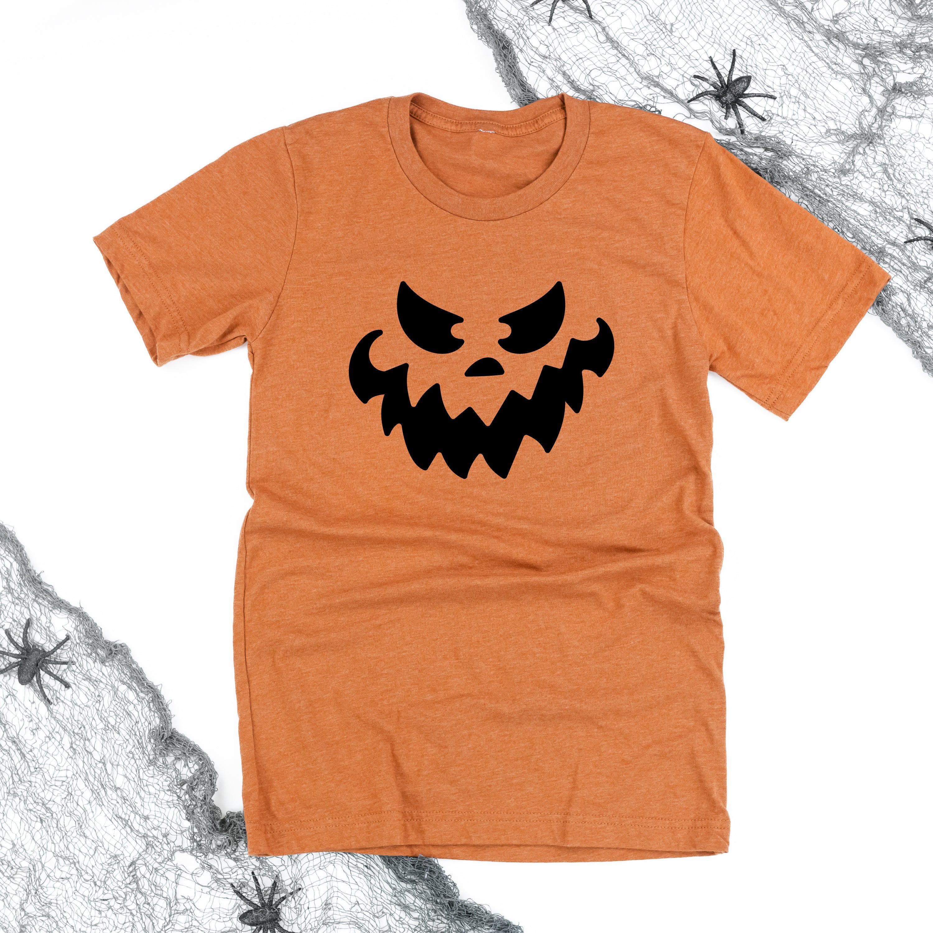 Scary Jack-o'-lantern Face - Unisex Tee Little Mama Shirt Shop
