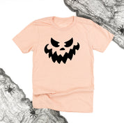 Scary Jack-o'-lantern Face - Unisex Tee Little Mama Shirt Shop