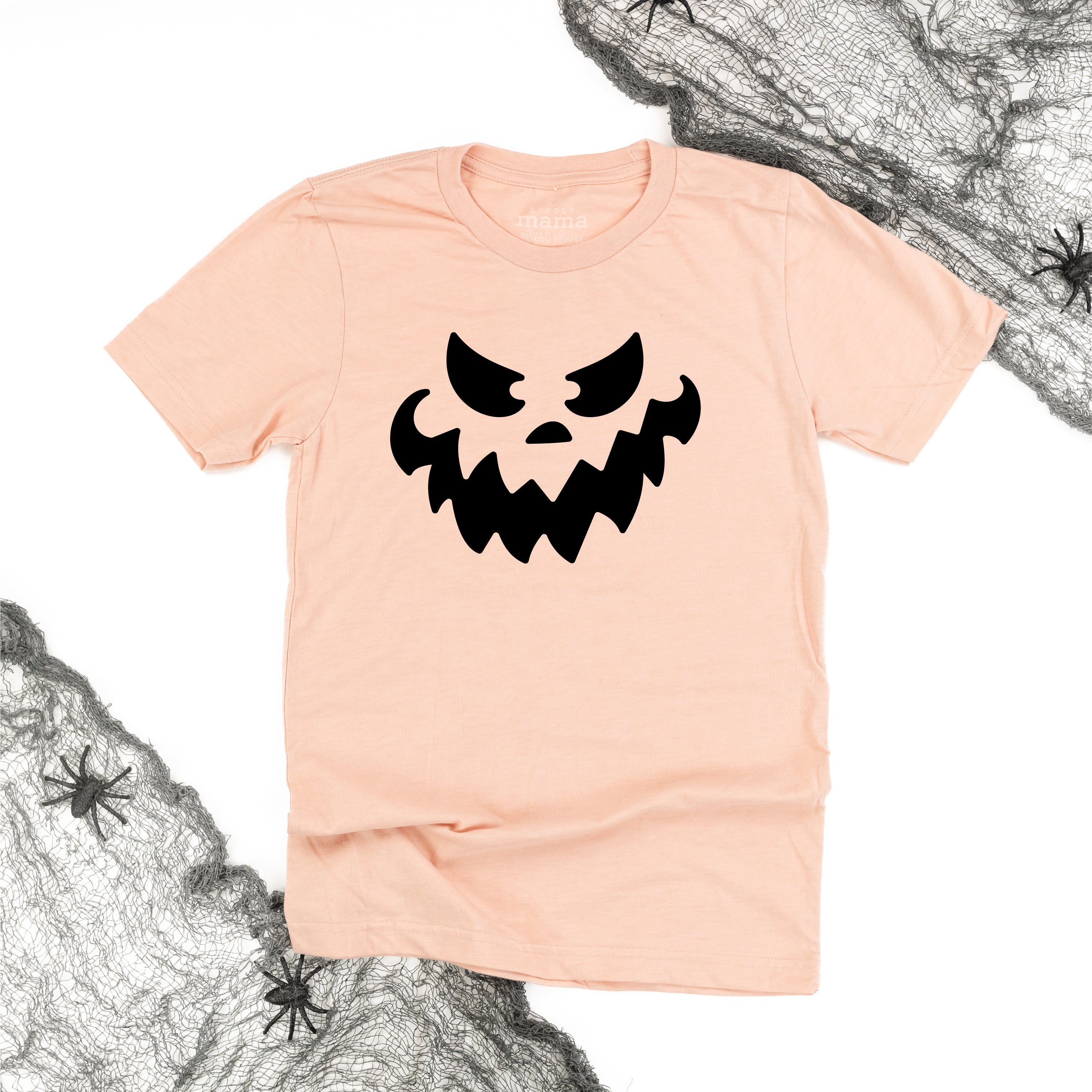 Scary Jack-o'-lantern Face - Unisex Tee Little Mama Shirt Shop