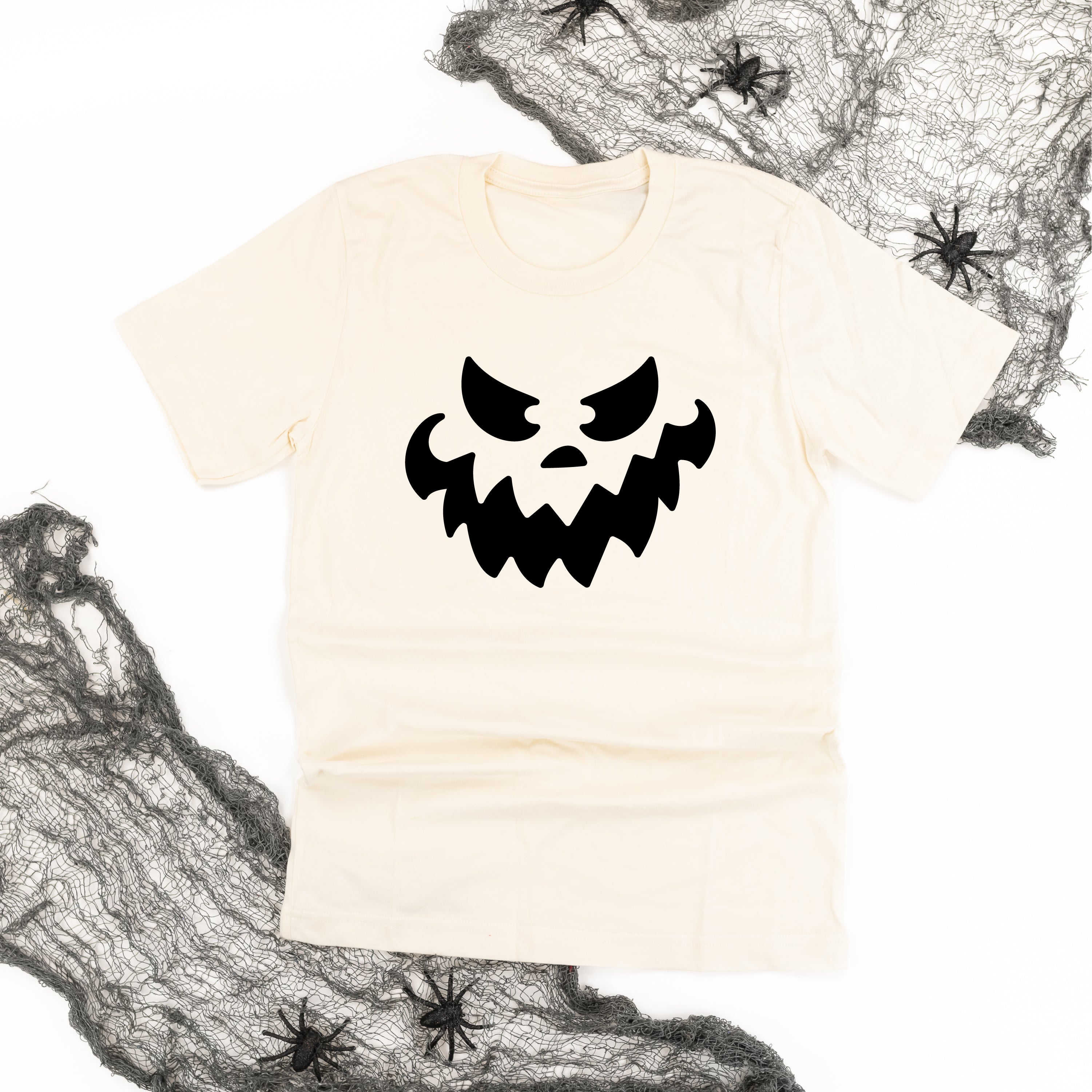 Scary Jack-o'-lantern Face - Unisex Tee Little Mama Shirt Shop