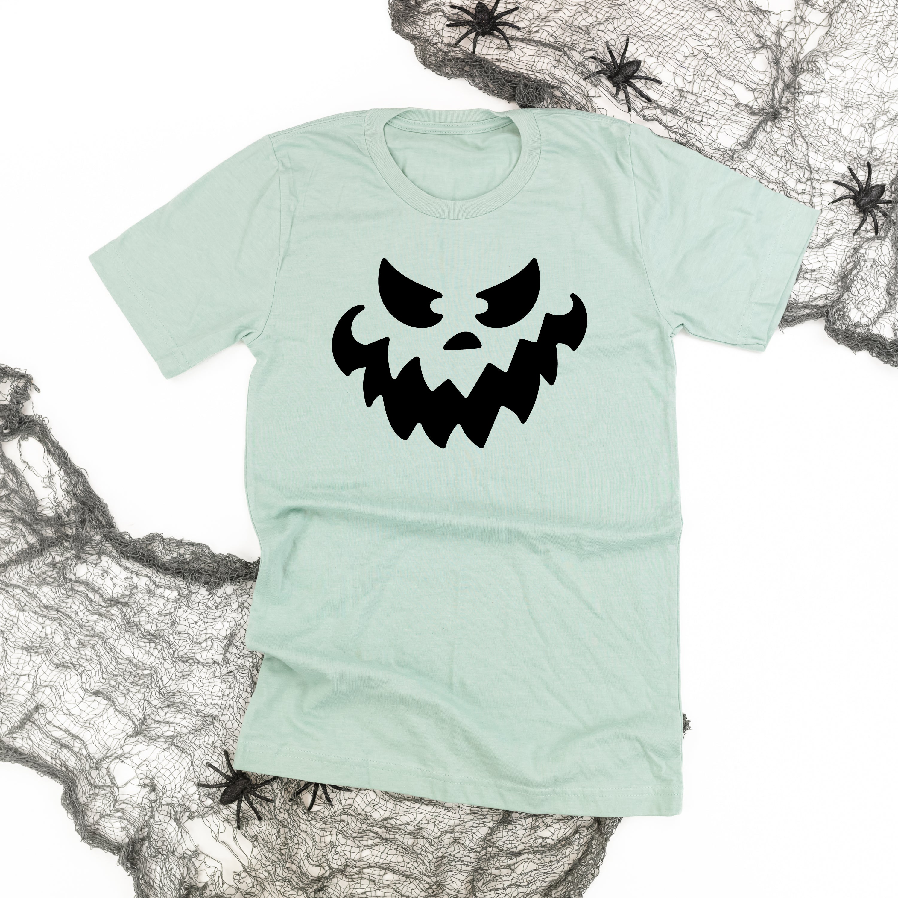 Scary Jack-o'-lantern Face - Unisex Tee Little Mama Shirt Shop