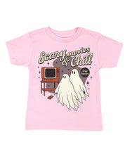 Scary Movies and Chill - Child Tee Little Mama Shirt Shop