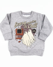 Scary Movies and Chill - Child Sweater Little Mama Shirt Shop