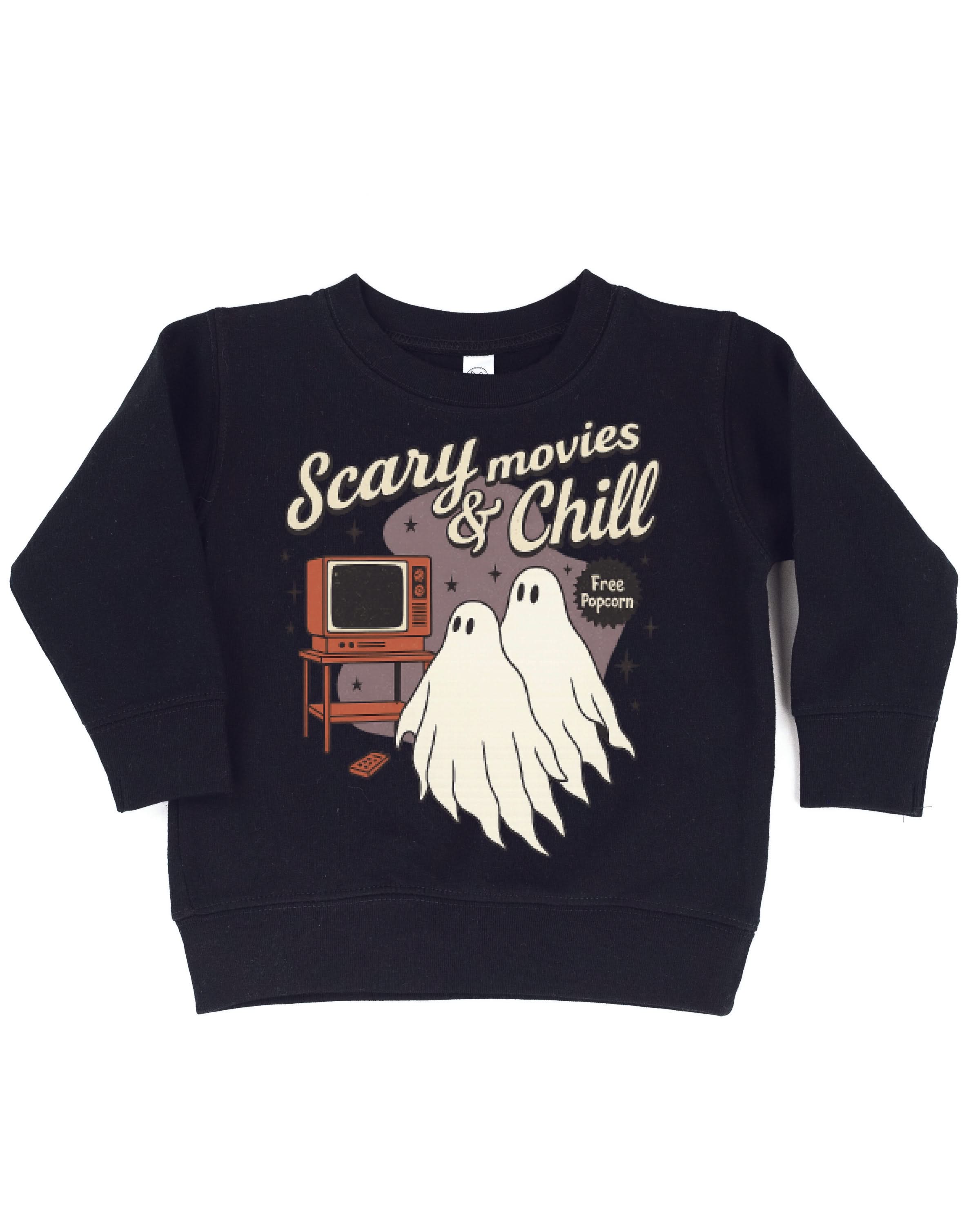 Scary Movies and Chill - Child Sweater Little Mama Shirt Shop
