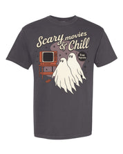 Scary Movies and Chill - Comfort Colors Tee Little Mama Shirt Shop