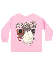 Scary Movies and Chill - Child Long Sleeve Tee Little Mama Shirt Shop