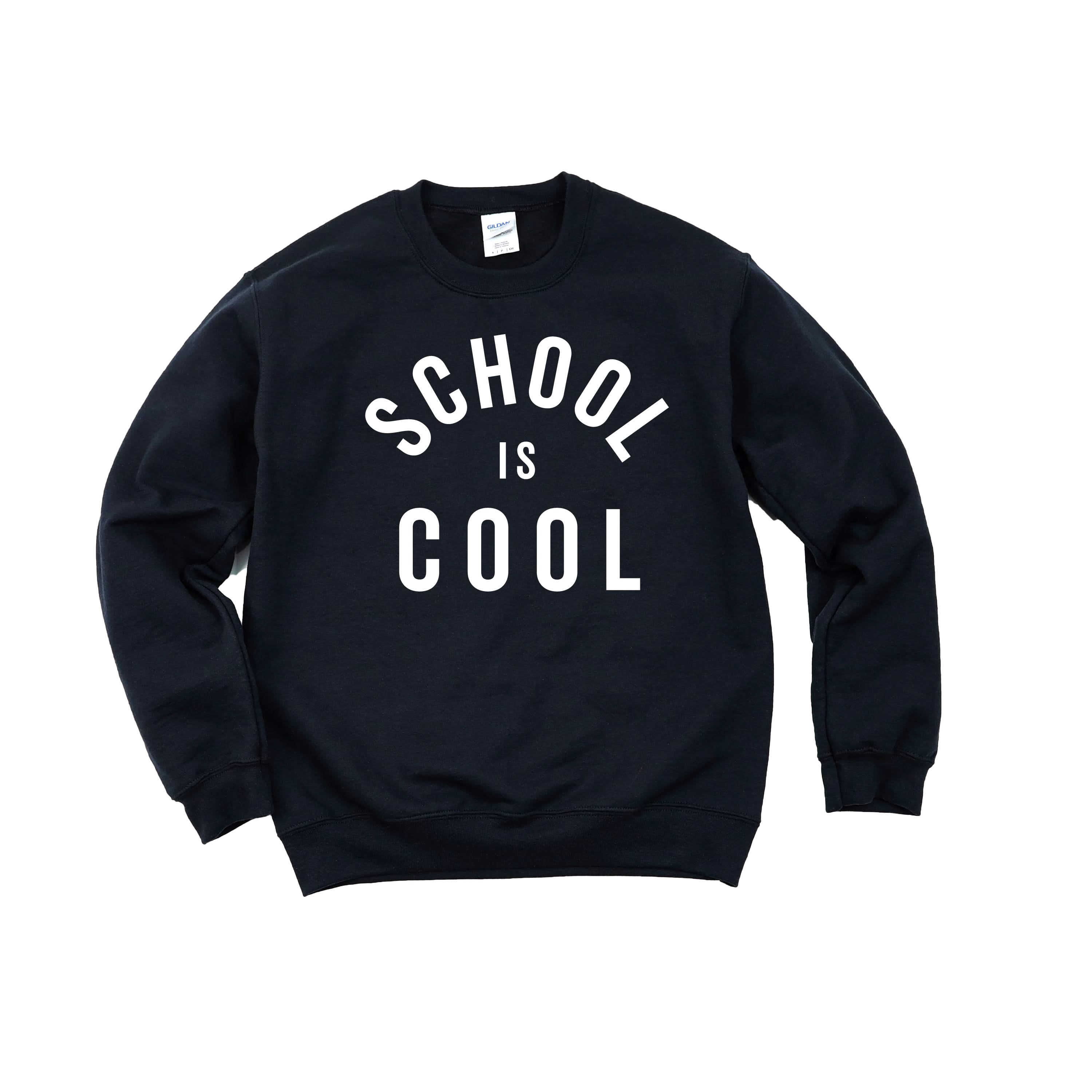 School Is Cool - BASIC Fleece Little Mama Shirt Shop LLC