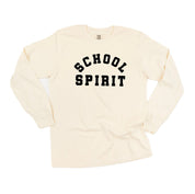 School Spirit - LONG SLEEVE Comfort Colors Tee Little Mama Shirt Shop
