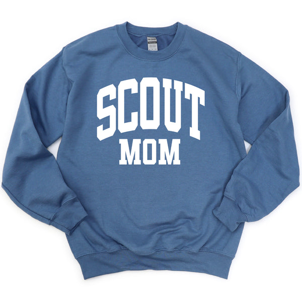 Varsity Style - SCOUT MOM - BASIC FLEECE CREWNECK