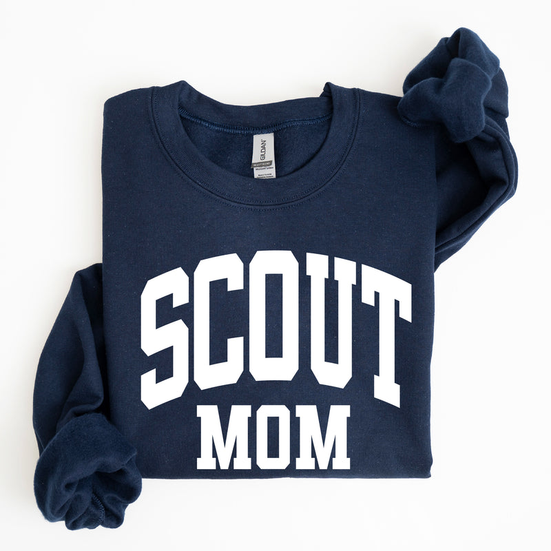 Varsity Style - SCOUT MOM - BASIC FLEECE CREWNECK