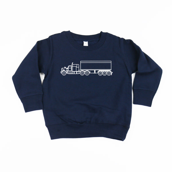 SEMI TRUCK - Minimalist Design - Child Sweater