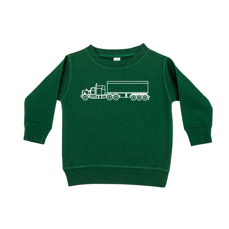 SEMI TRUCK - Minimalist Design - Child Sweater