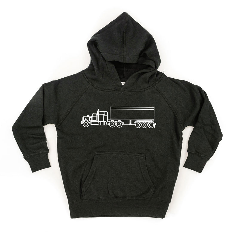 SEMI TRUCK - Minimalist Design - Child Hoodie