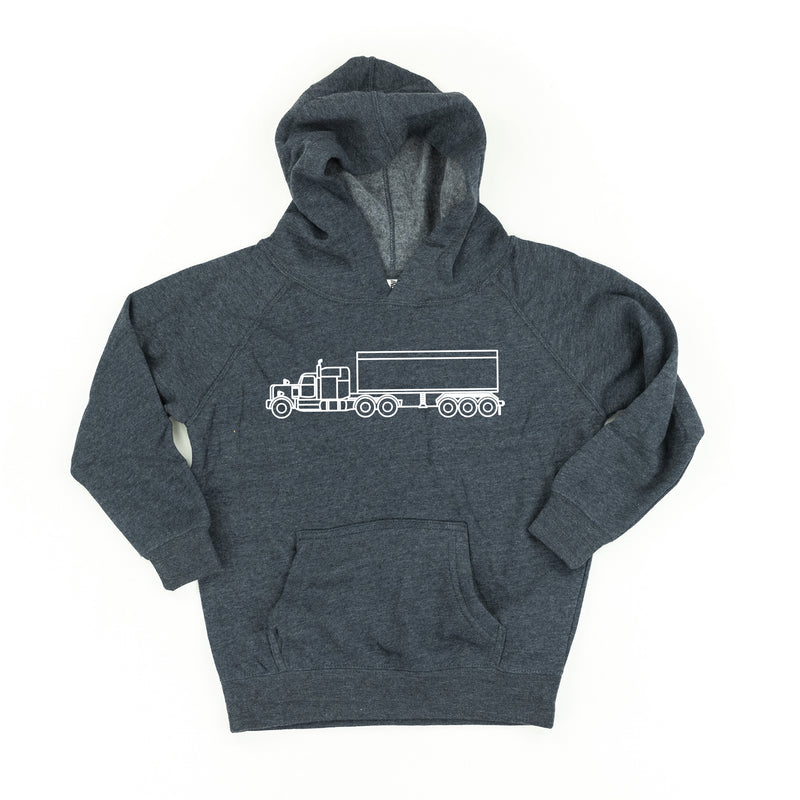 SEMI TRUCK - Minimalist Design - Child Hoodie