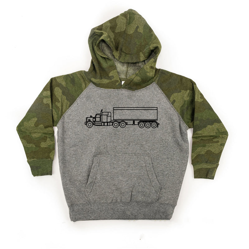 SEMI TRUCK - Minimalist Design - Child Hoodie