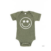 Shamrock Eyes Smiley - Infant Bodysuit/Tee Little Mama Shirt Shop