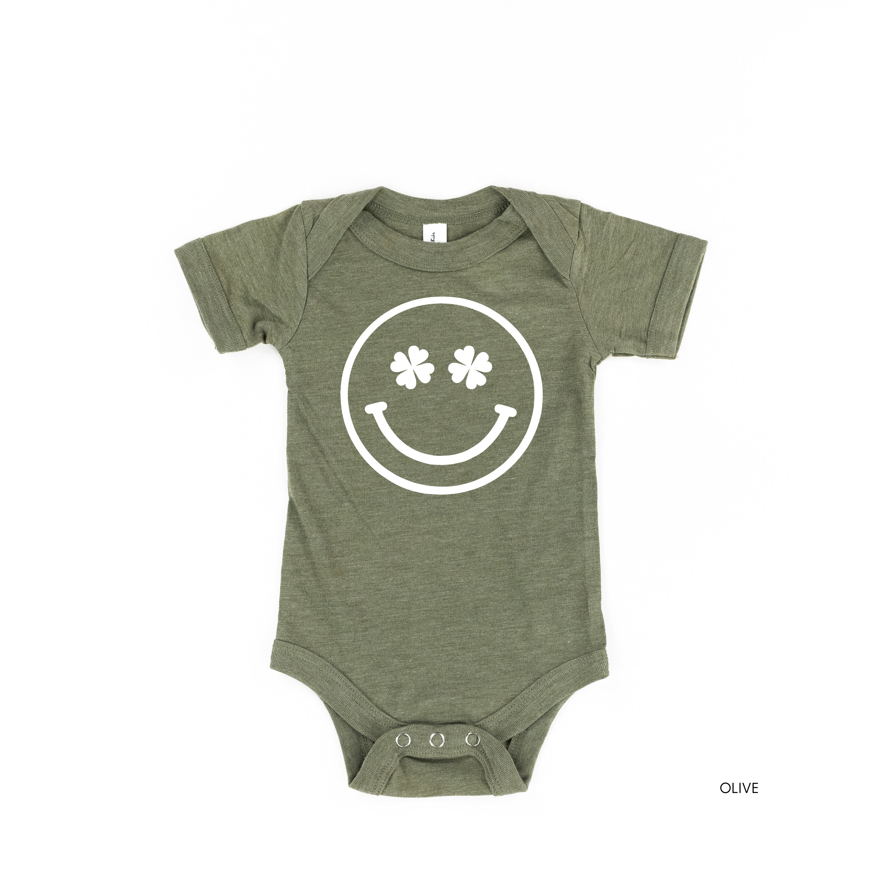 Shamrock Eyes Smiley - Infant Bodysuit/Tee Little Mama Shirt Shop
