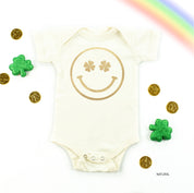 Shamrock Eyes Smiley - Infant Bodysuit/Tee Little Mama Shirt Shop